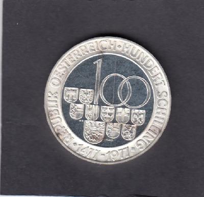 Beschrijving: 100 Schillings  MINT IN HALL 
